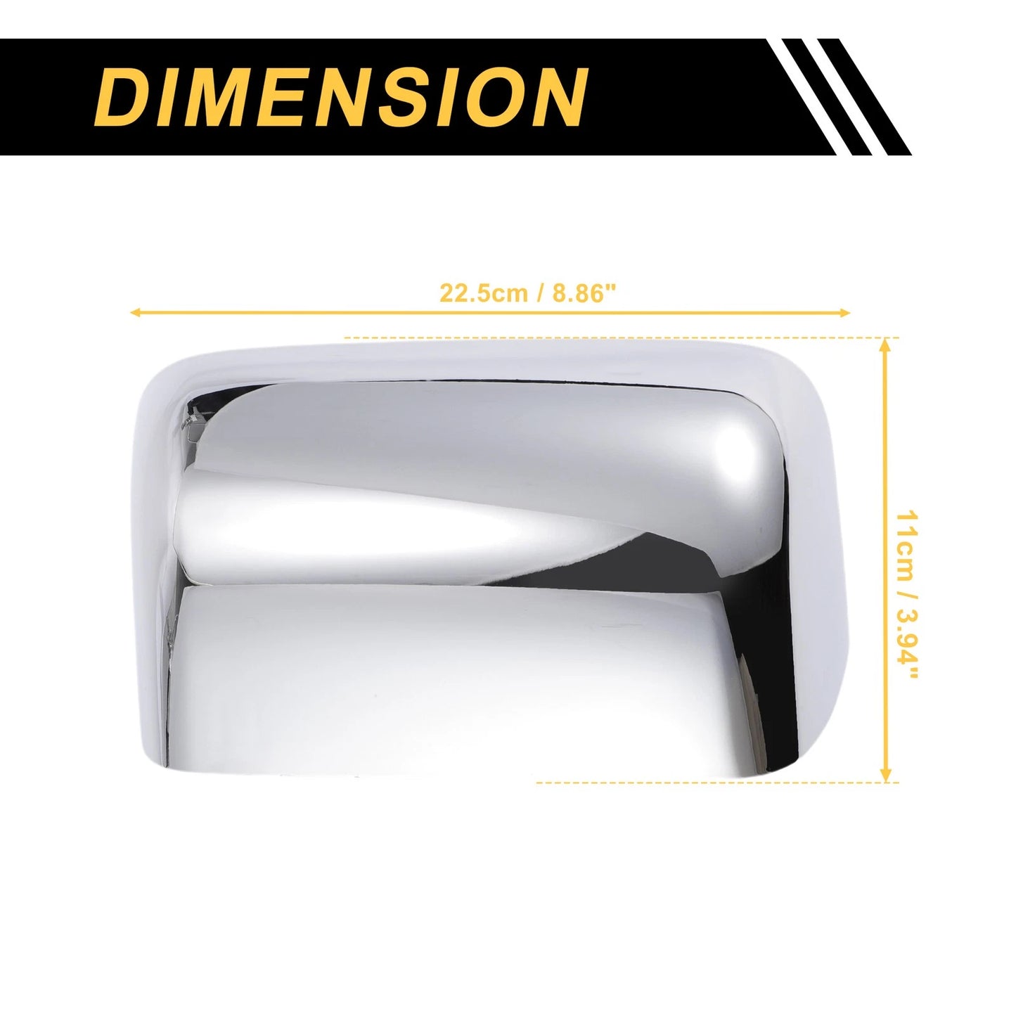 Rearview Mirror Cover Cap Chrome Plated for Ford Excursion F150 F250 F350