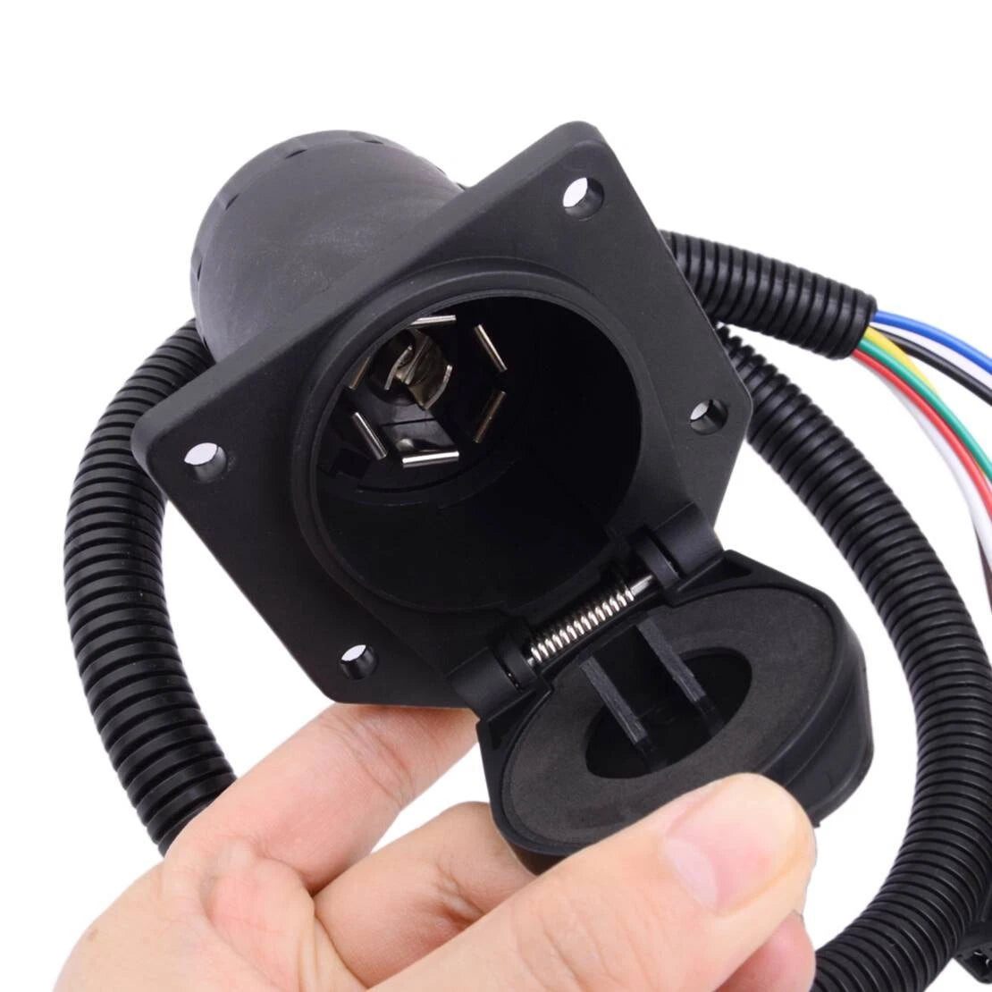 4 & 7 Pin Trailer Tow Wiring Harness for Ford F-250 F-350 (2005-2023)