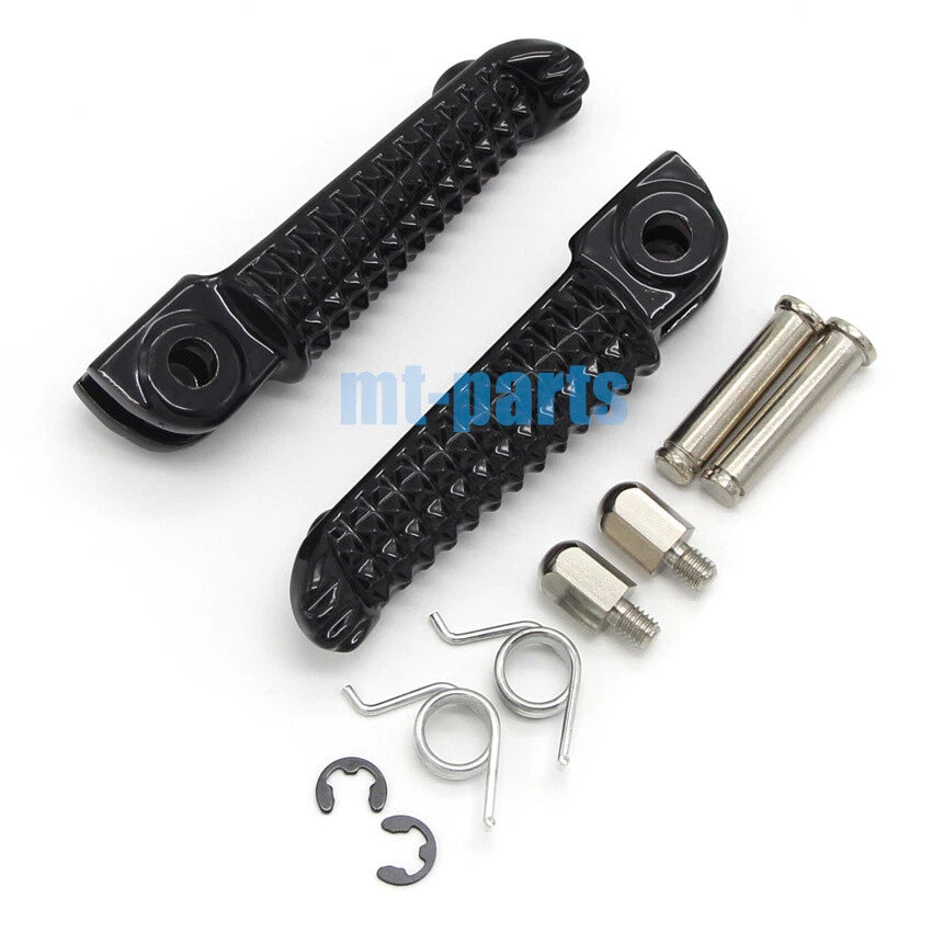 Black Front Footrest Pegs for Yamaha YZF R1/R1M (1998-2019)