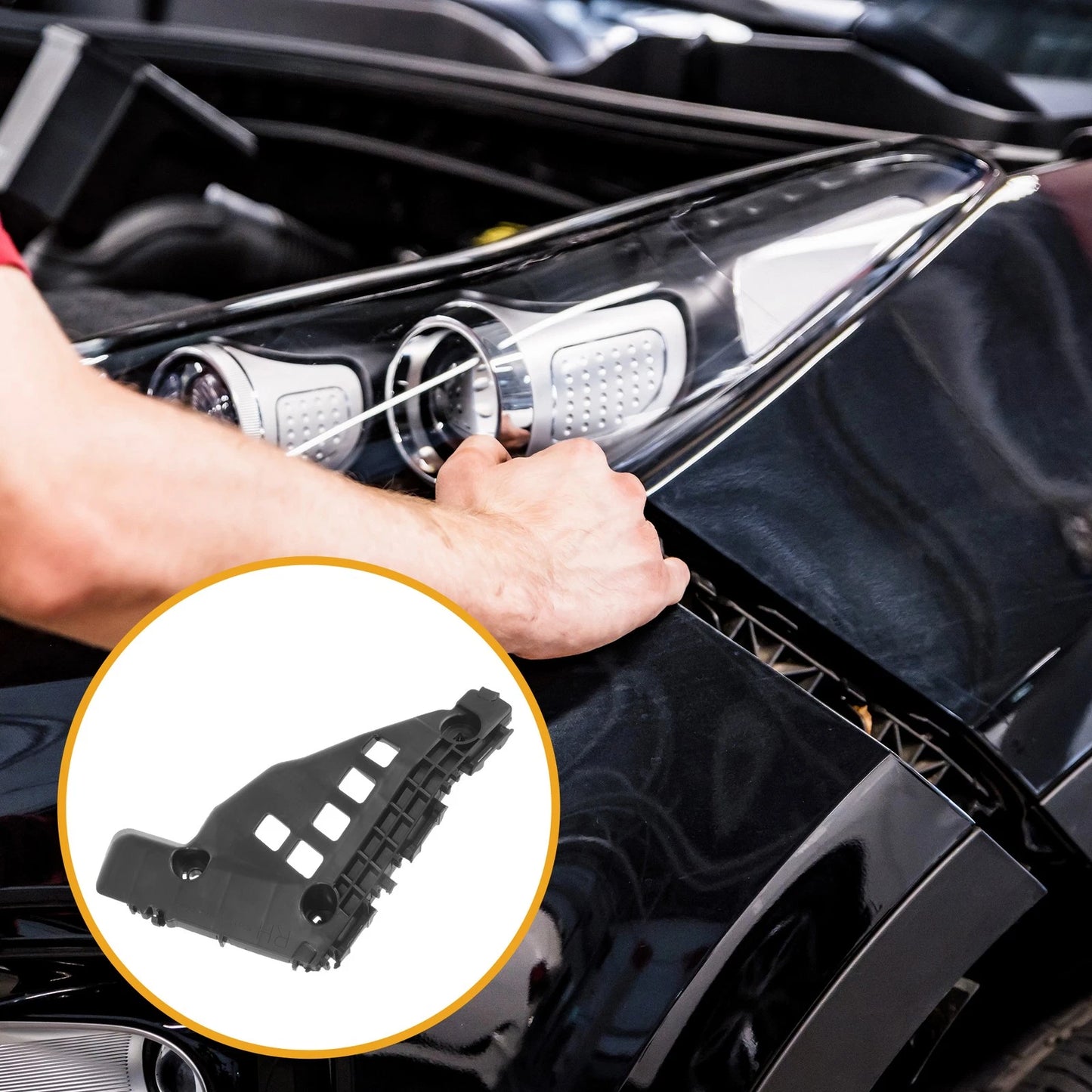 RH Side Front Bumper Support Bracket 1 Pc for Toyota Corolla (2014–2016)