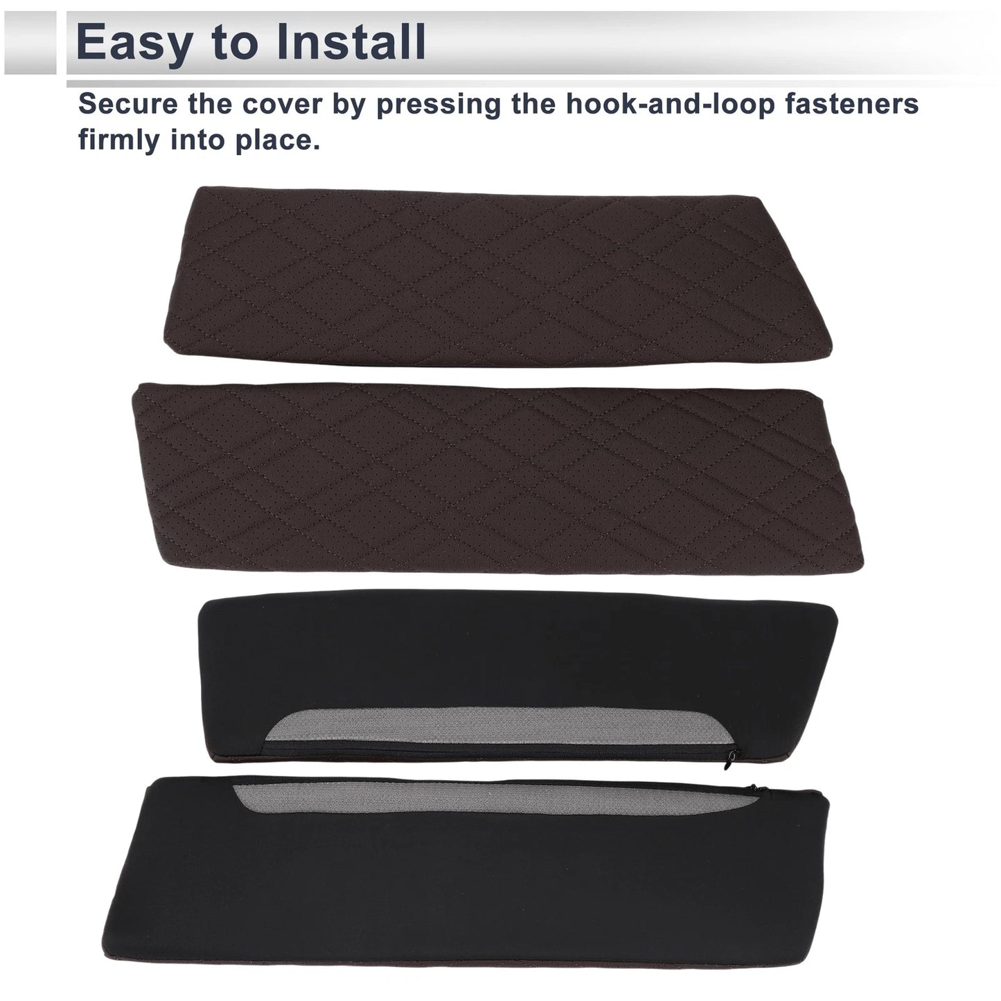 Car Center Console Cover for BMW 5 Series G30 2018-2023 Dark Brown 1 Set