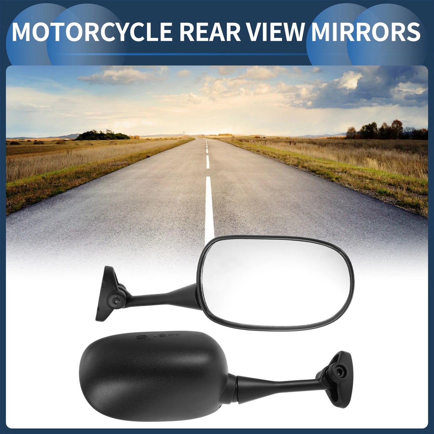 Set Motorcycle Rear View Mirrors for Honda CBR600RR (2003–2012)