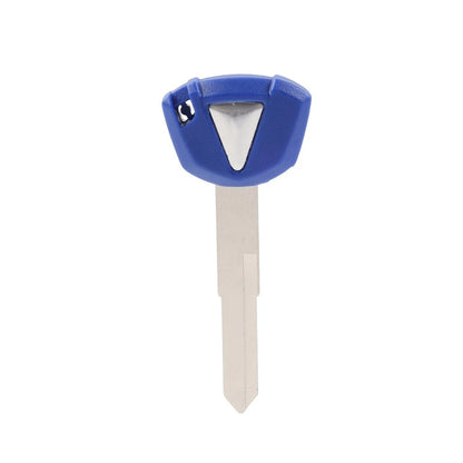Blue Motorcycle Blank Uncut Key Blade for Kawasaki ZX-10R Z1000 ER6N (2011-2012)
