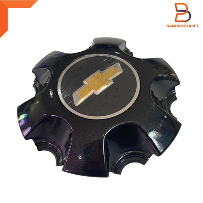 4 x Black Aluminium Wheel Center Cap Trim for Holden Colorado, Trailblazer (17-22)