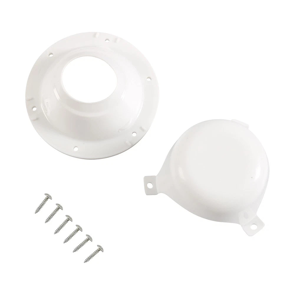 RV Plumbing Vent Cap White Plastic Roof Cover for Trailer Camper