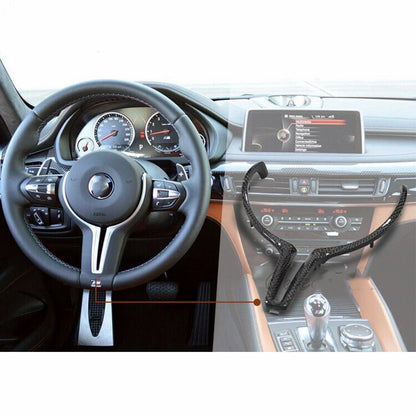 Carbon Fiber Steering Wheel Cover for BMW M2 M3 M4 M5 M6 X5M X6M (2014-2023)