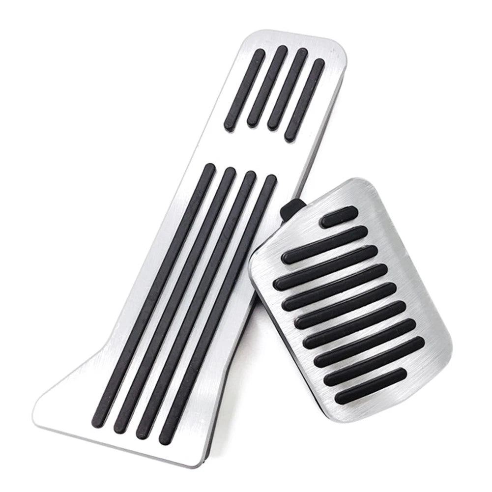 Stainless Steel Brake Gas Pedals Protection Covers for Mazda 2, 3, 6, CX-3, CX-4, CX-5 (2010-2023)