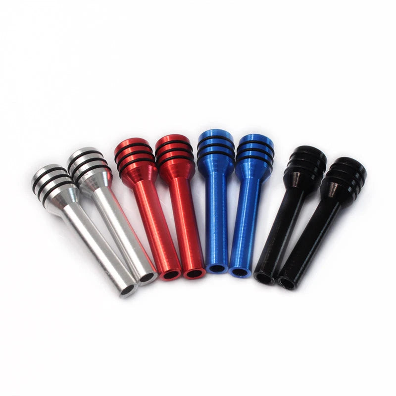 2 x Black Car Interior Door Lock Knob Pull Pins Covers