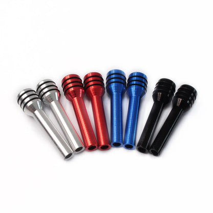 2 x Black Car Interior Door Lock Knob Pull Pins Covers
