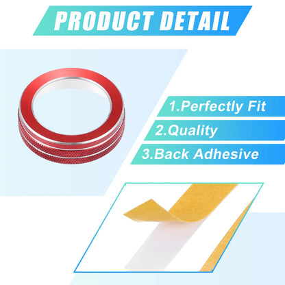 Aluminum Alloy Car Mode Switch Knob Cover Trim for Ford Explorer (2020-2022)