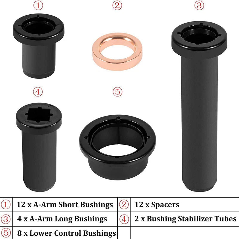 A-Arm Bushing Kit for Polaris Sportsman 500 800 EFI 4x4 (2005-2014)