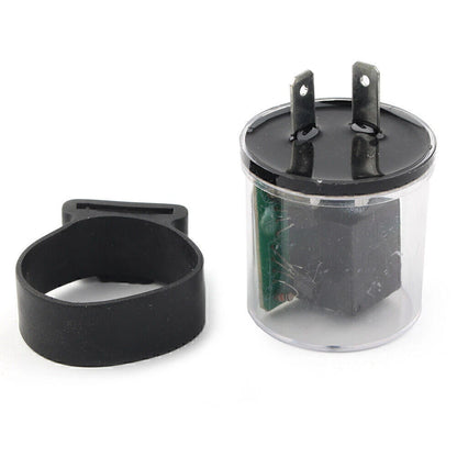 Universal 2 x PIN Turn Signal LED Flasher Blinker Relay for Waterproof 12V