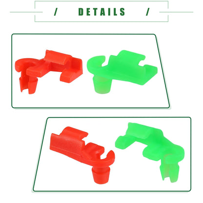 Tailgate Handle Rod Clips 6 x for Chevrolet Silverado (1999 - 2009)