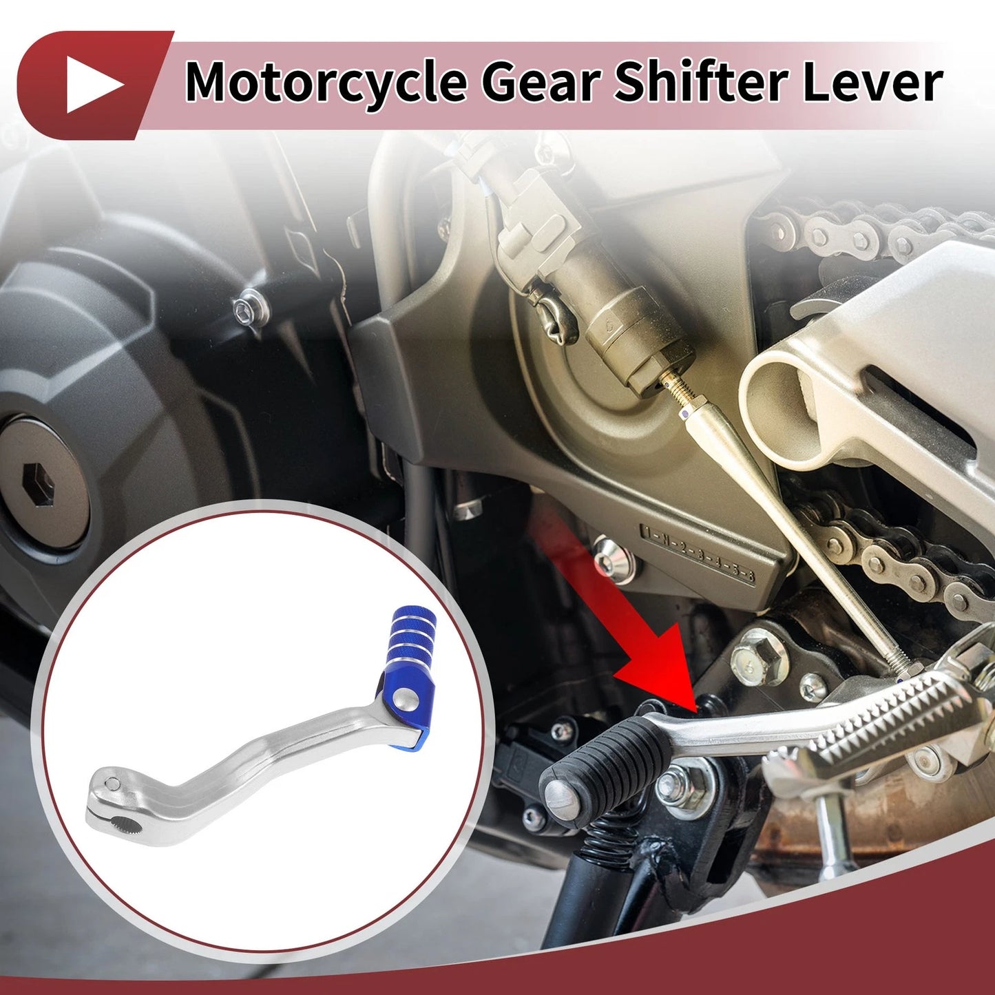 Shifter Lever 1 Pc Folding Gear Shifter Lever for Kayo T2