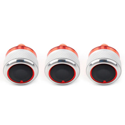 3 x ABS Switch Knob Heater Buttons A/C Covers for Peugeot 206 207 C2 (2000-2015)