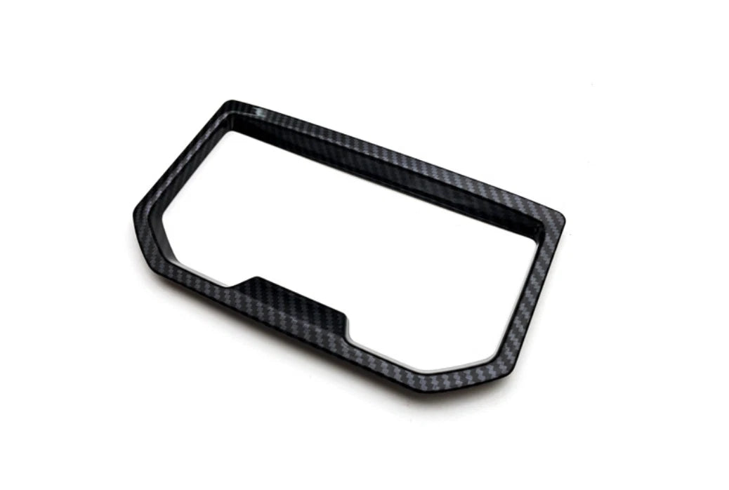 Carbon Fiber Rear Water Cup Holder Frame Cover for 2024-2025 Toyota Tacoma
