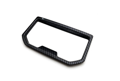 Carbon Fiber Rear Water Cup Holder Frame Cover for 2024-2025 Toyota Tacoma