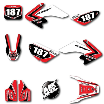 Custom Graphics Full Kit for Honda CRF 50 (2004-2012) SCREECH Style Stickers