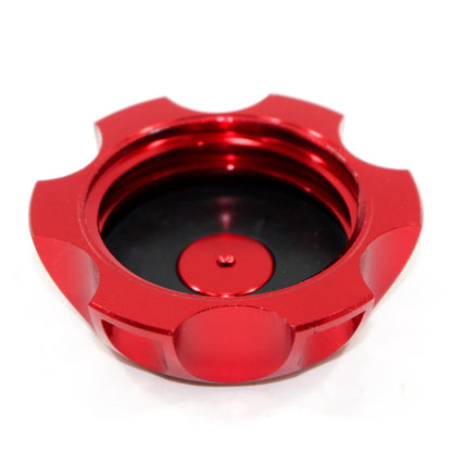 RED Alloy Gas Fuel Tank Cap + Breather for 110cc 125cc PIT Trail Dirt Bike