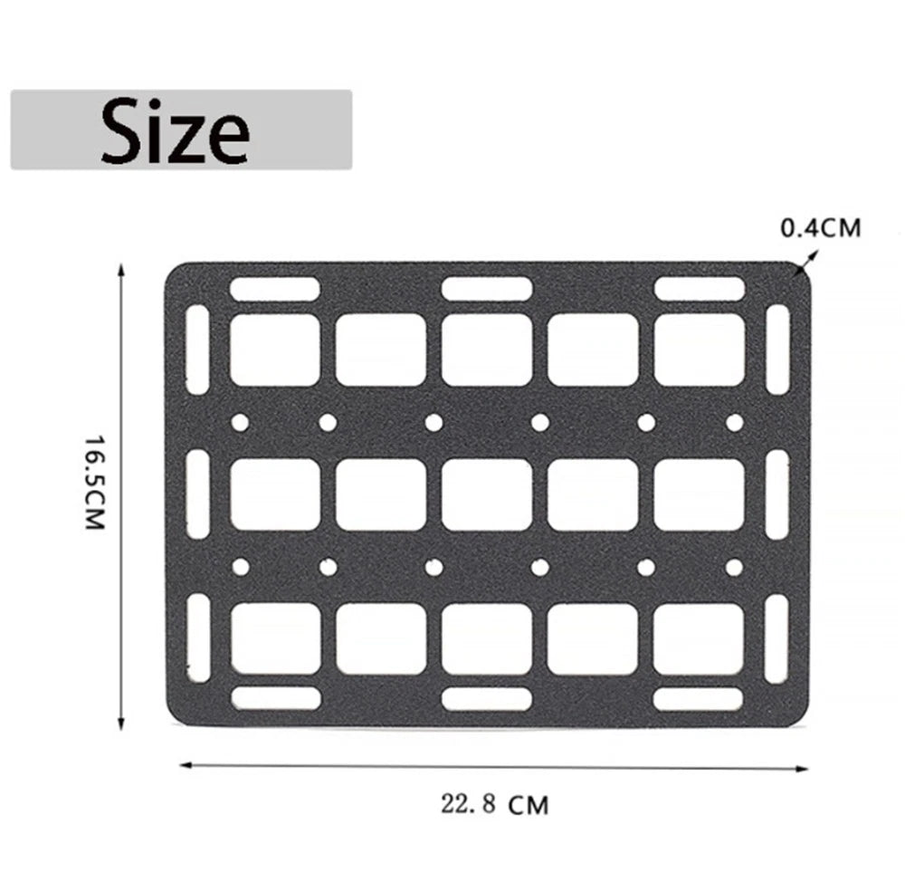 Tactical Molle Panel Car Headrest Gun Rack Storage for Vehicle