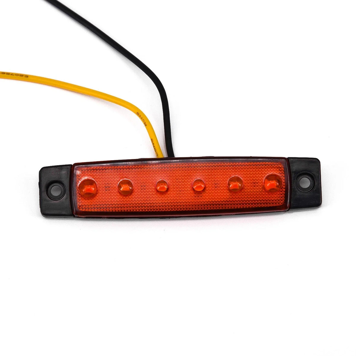 Yellow 12V 6LED Side Rear Indicators for Truck/Bus/Boat/Trailer