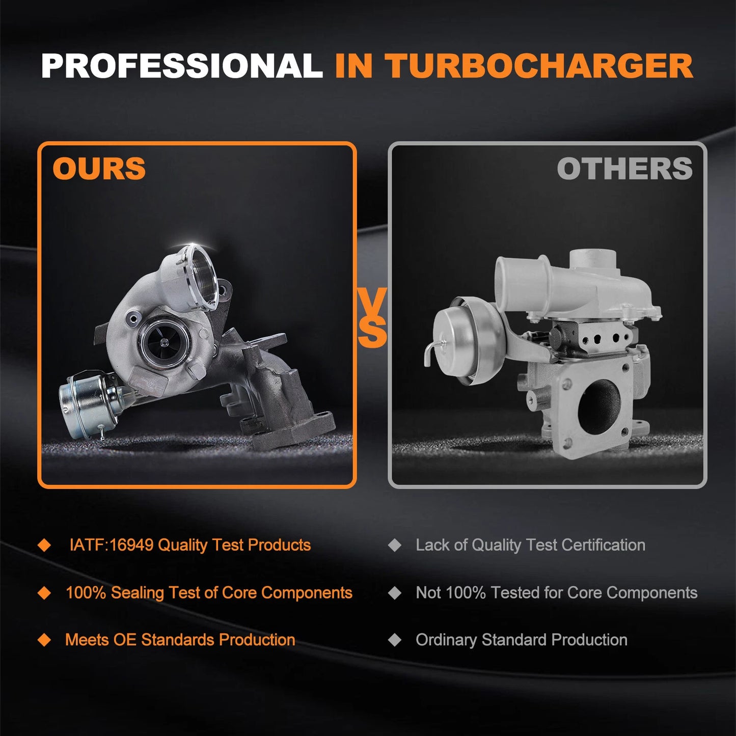 Turbo Charger for Volkswagen Golf/Caddy/Touran 1.9TDI DPF (2003-2010)
