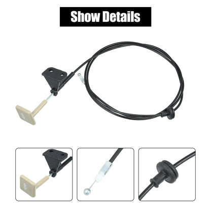 Front Hood Latch Lock Release Cable for Honda Civic (2006-2011) Beige
