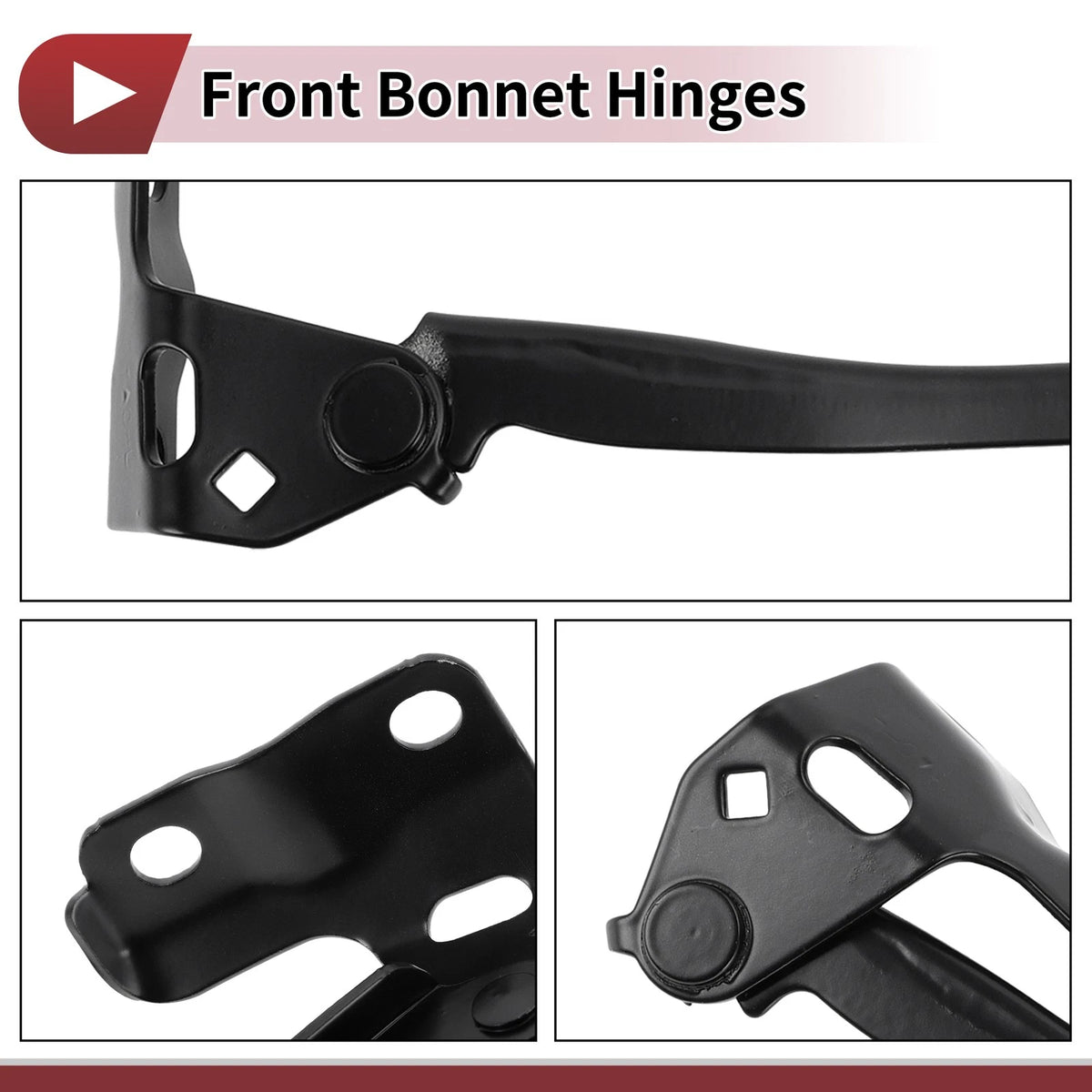 Hood Hinges 1 Pair for Honda Accord, Crosstour (2008-2012)