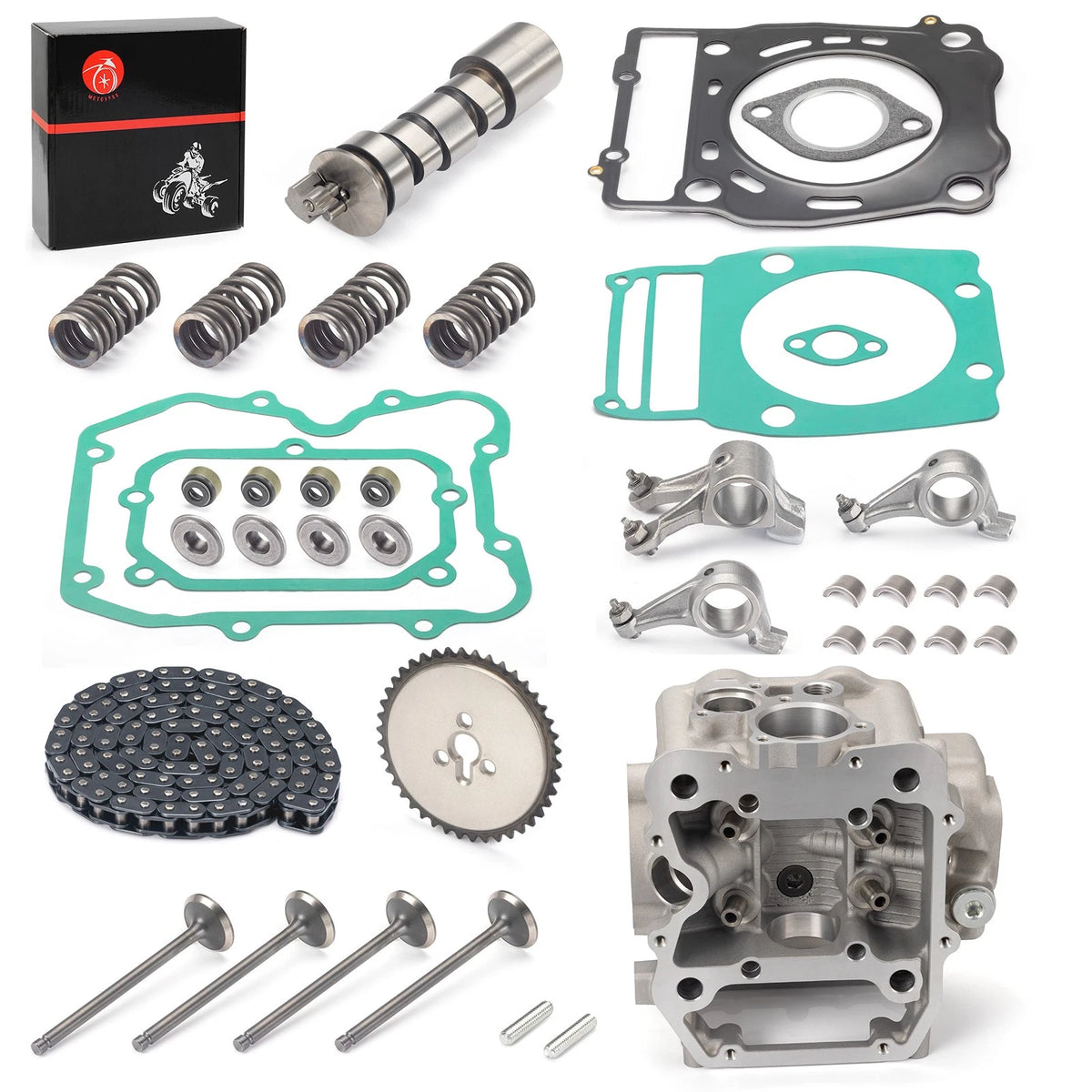 Cylinder Head Rocker Arm Camshaft Kit for Polaris Scrambler 500 (1997–2012)