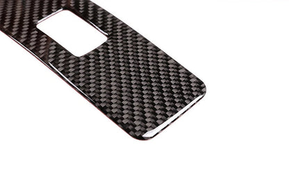 Carbon Fiber Door Window Switch Cover Trim For Land Rover Discovery Sport 2015+