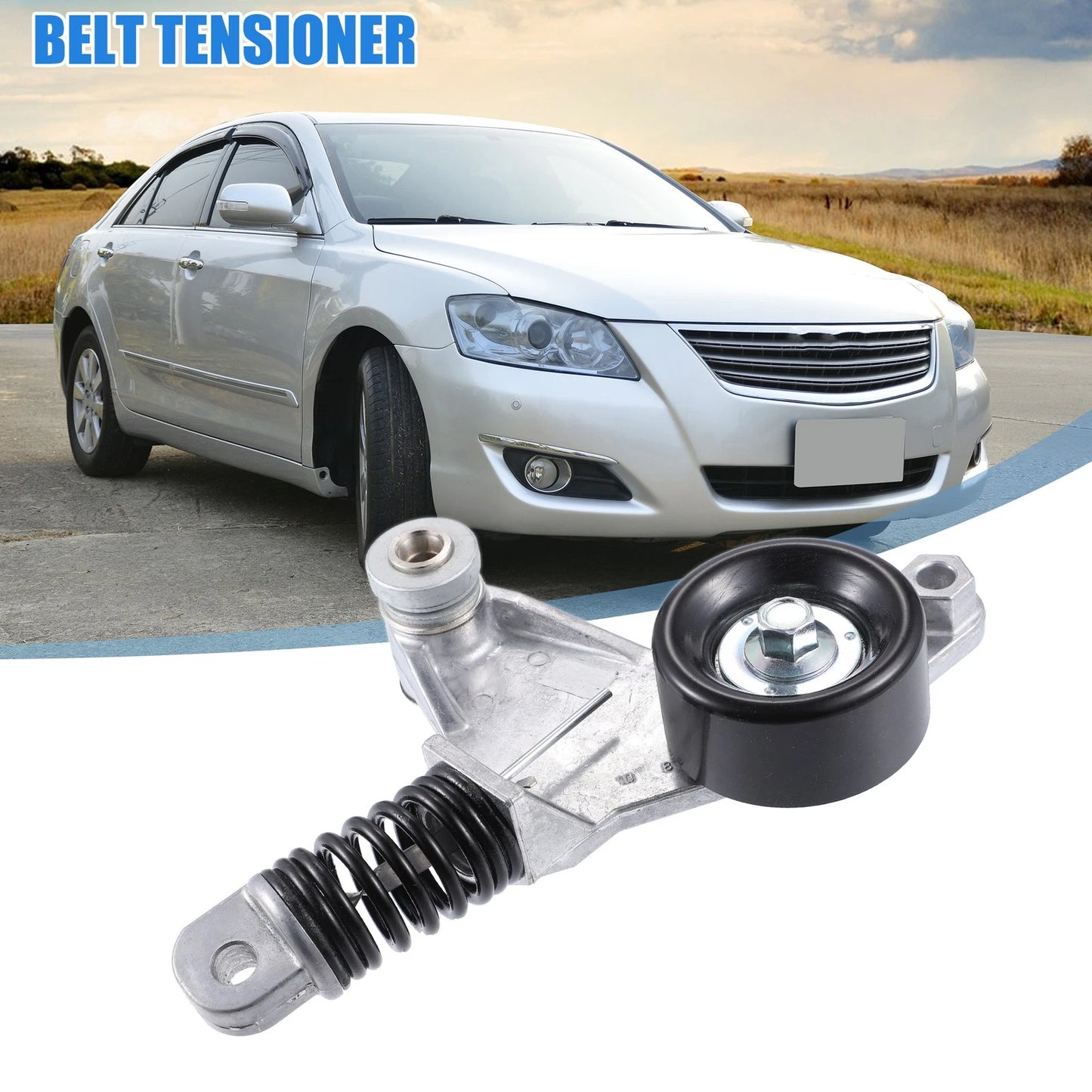 1x Engine Belt Tensioner Pulley for Toyota Camry (2006–2010)