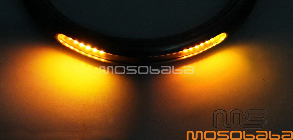 1'' Rear Seat Hoop for Cafe Racer Style Motorcycle w/ LED Brake Light ...