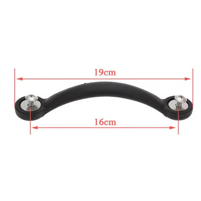 Black PU Plastic Carry Handles Pair for Kayak/Canoe Side Mount