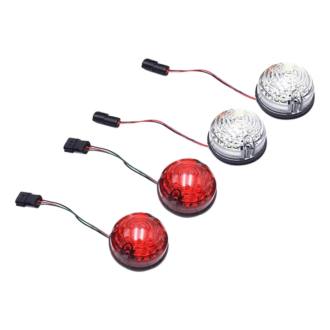 10Pcs LED Light Upgrade Kit for Land Rover 90/110 (1983-1990)
