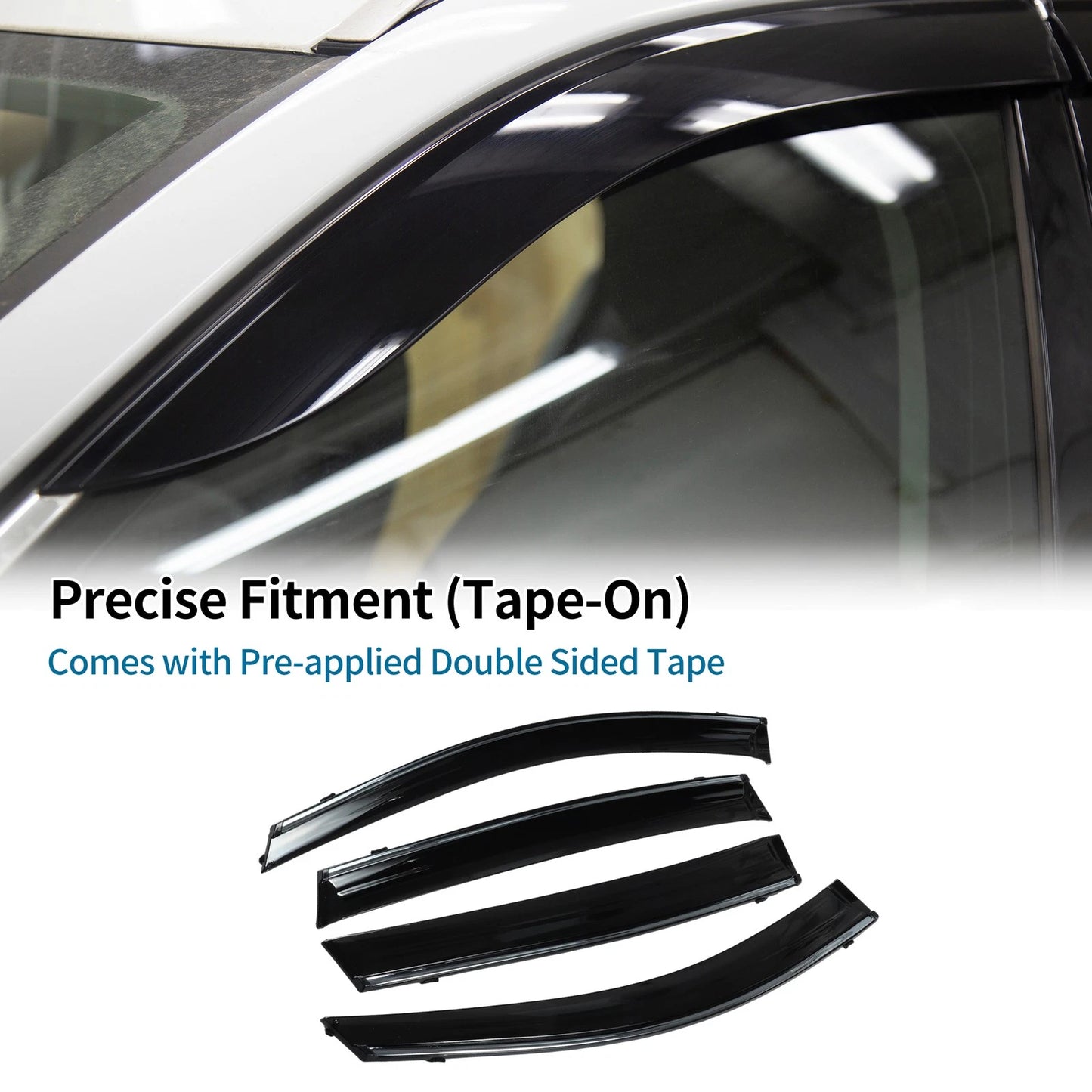 Window Deflectors 1 Set for Toyota RAV4 (2013)