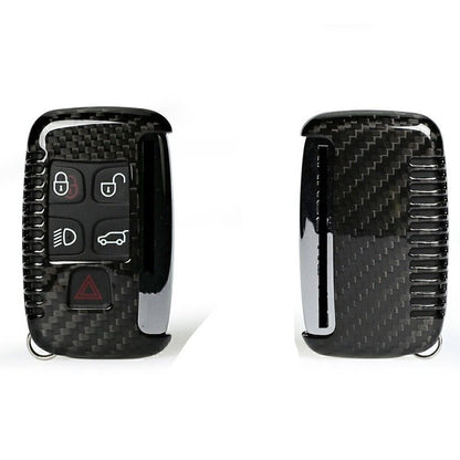 Carbon Fiber Key Case Cover for Land Rover Jaguar