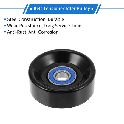 Drive Belt Idler Pulley for Ford F-250 F-350 E-250 (2002-2014) 1 Pc