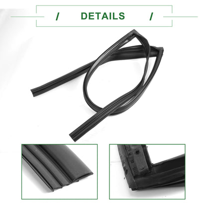 Rear Left Door Window Run Channel Seal Strip for Honda Accord (2003-2007)