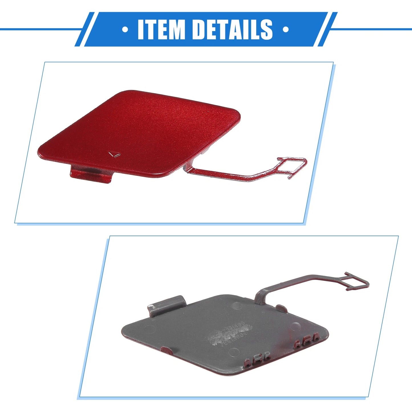 Car Rear Bumper Tow Hook Eye Hole Cover for BMW 3 F30 (2012-2015) Red