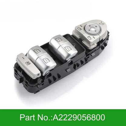 Power Window Switch Black(White Light) for Mercedes W213 E-Class (2016–2023)