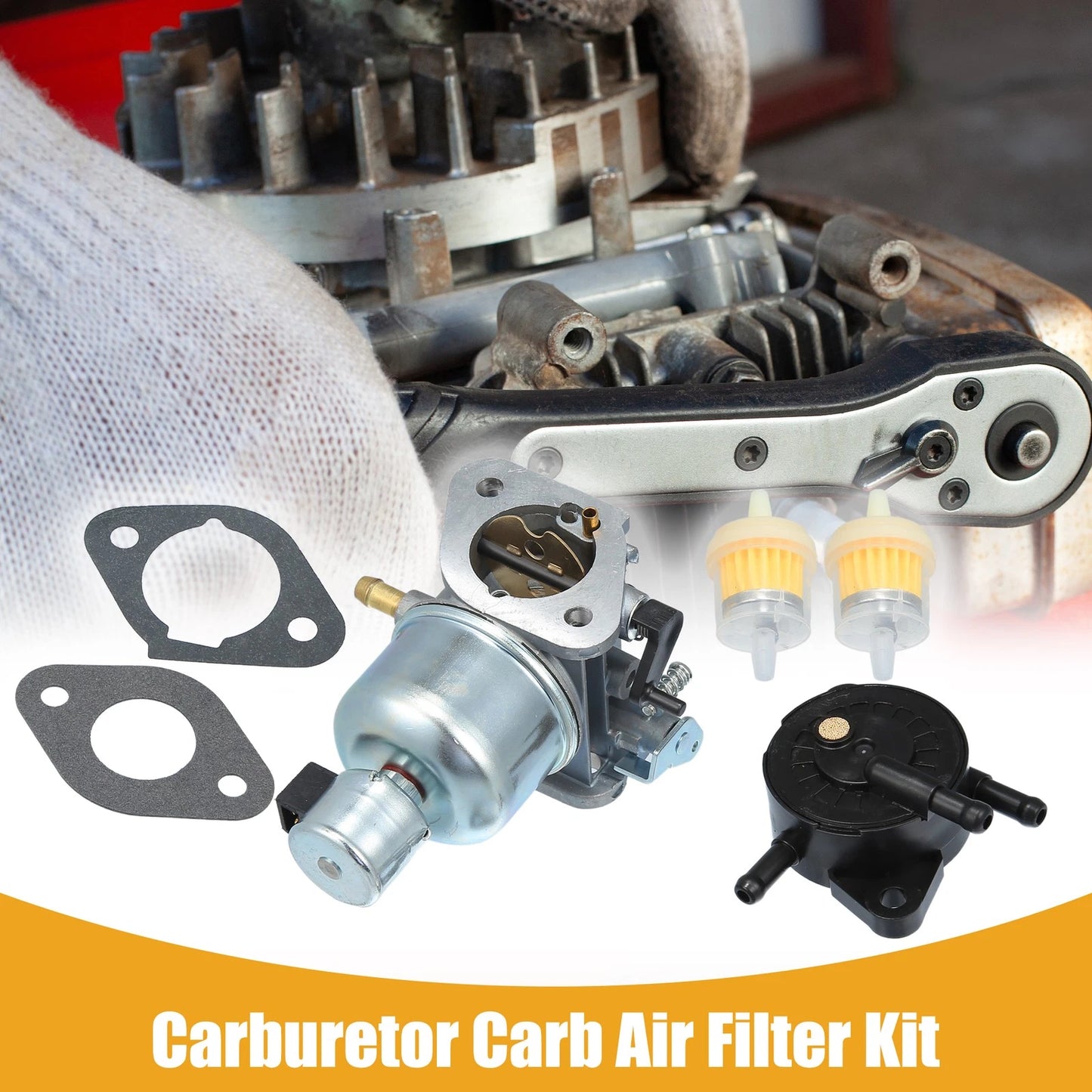 Carburetor Carb Metal Silver Tone for Motorcycle