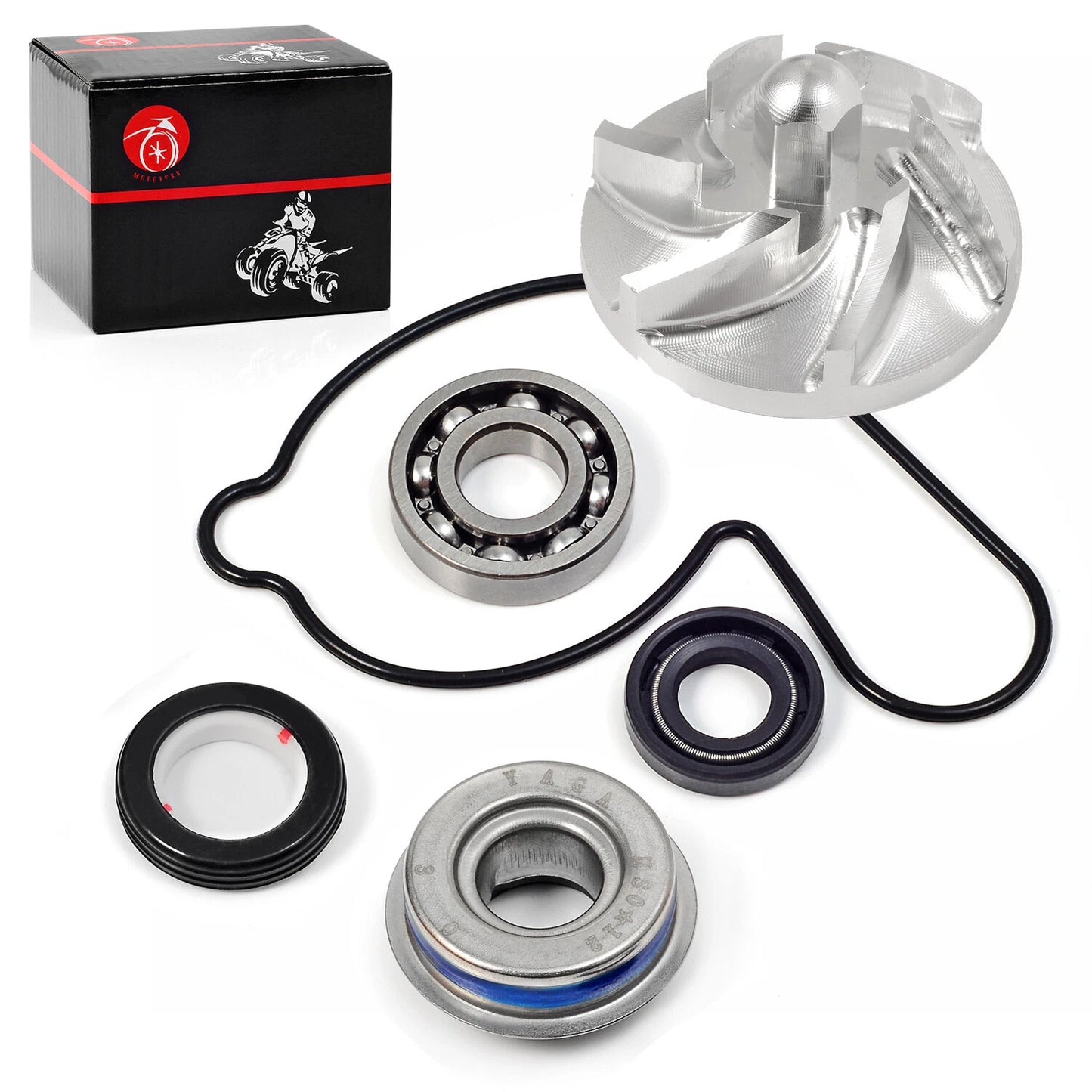 Water Pump Seal CNC Impeller Repair Kit for Honda TRX450ER/TRX450R (2004–2014)