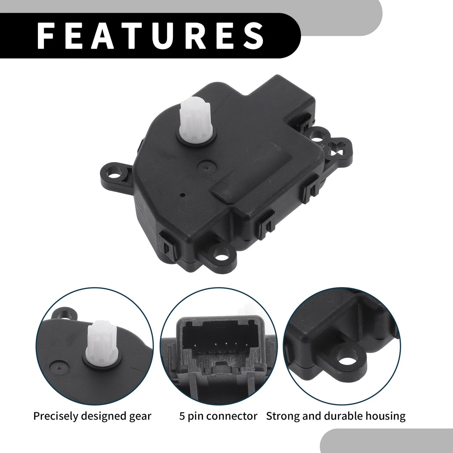 HVAC Heater Blend Door Actuator for Ford Five Hundred (2005-2007)