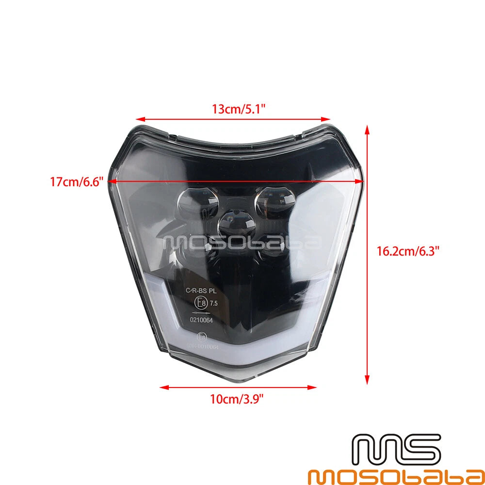 LED Headlight for KTM 300 EXC XC-W 350 450 500 EXC-F 690 Enduro R