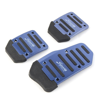 Aluminum Anti-Slip Foot Pegs for Sport Pedals - Blue