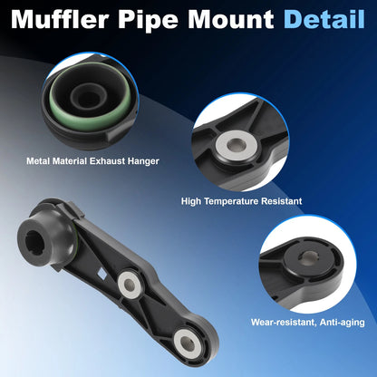 Tail Pipe Muffler Hanger Rear Right for Chevy Traverse (2018-2024)