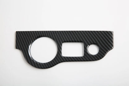 Headlight Switch Button Panel Cover Trim for 2016-2021 Dodge Charger Carbon Fiber