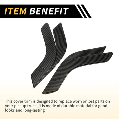 Front Rear Door Handle Panel Bezel Cover Trims for Jeep Wrangler JK (2007-2018)