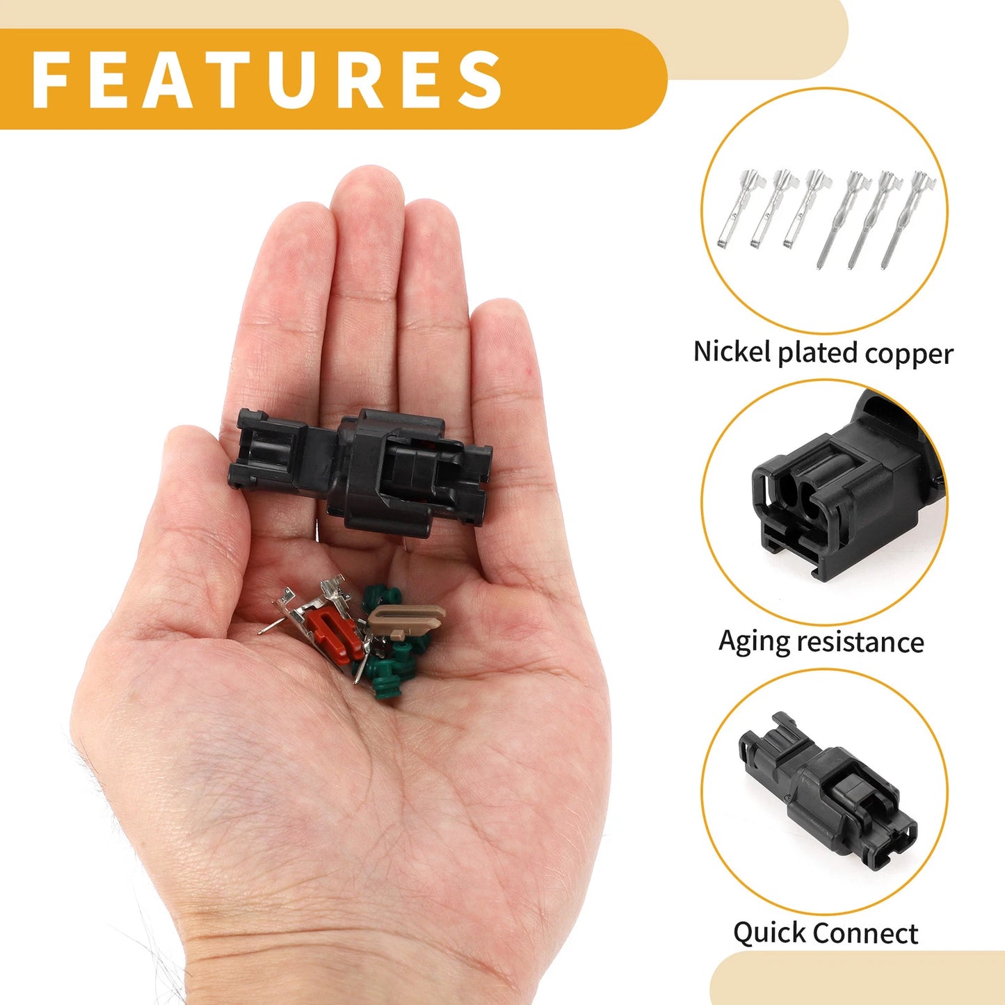 3 Pin Cam Speed Sensor Connector Plug for Mitsubishi