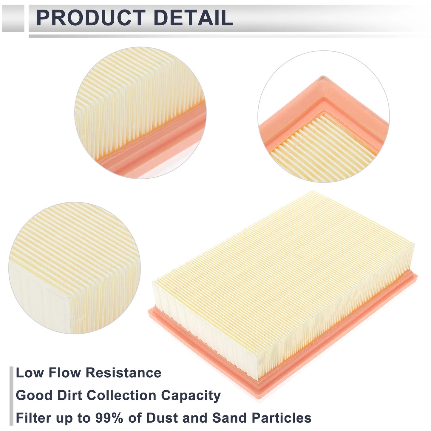 Engine Air Filter No.LR005816 for Land Rover LR2 3.2L (2008-2012)